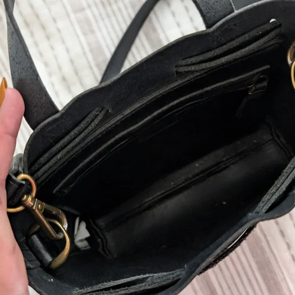 Madewell mini tote black purse bag - Picture 4 of 5